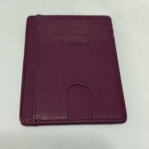 Buffway Slim Minimalist Front Pocket RFID Blocking Leather Wallet